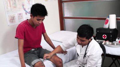 Enema Asian gay anally stuffed at doctor - drtuber.com