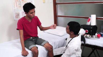 Enema Asian gay anally stuffed at doctor - drtuber.com